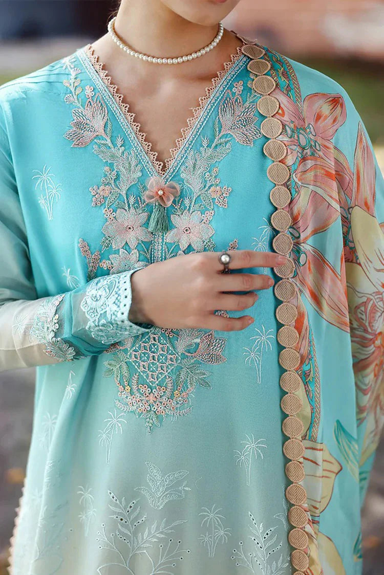 Picture of Mushq - Solace Ombre Chikankari - 06-Whispered Dawn - Unstitched - Available at Raja Sahib