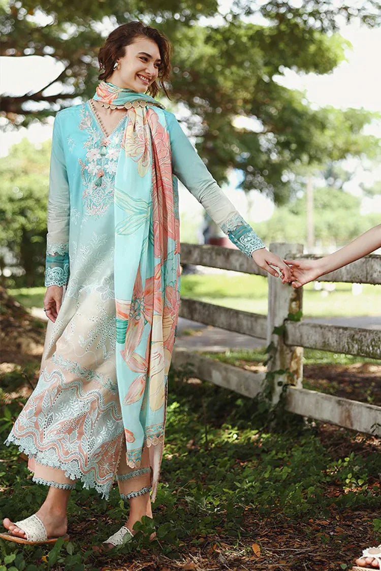 Picture of Mushq - Solace Ombre Chikankari - 06-Whispered Dawn - Unstitched - Available at Raja Sahib