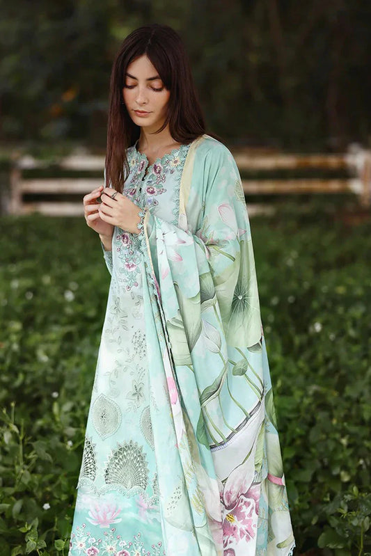 Picture of Mushq - Solace Ombre Chikankari - 08-Tranquil Muse - Unstitched - Available at Raja Sahib