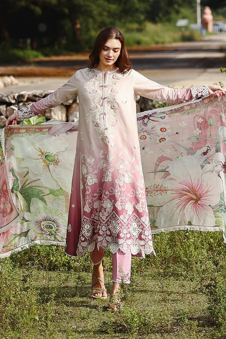 Picture of Mushq - Solace Ombre Chikankari - 09-Dew Drift - Unstitched - Available at Raja Sahib