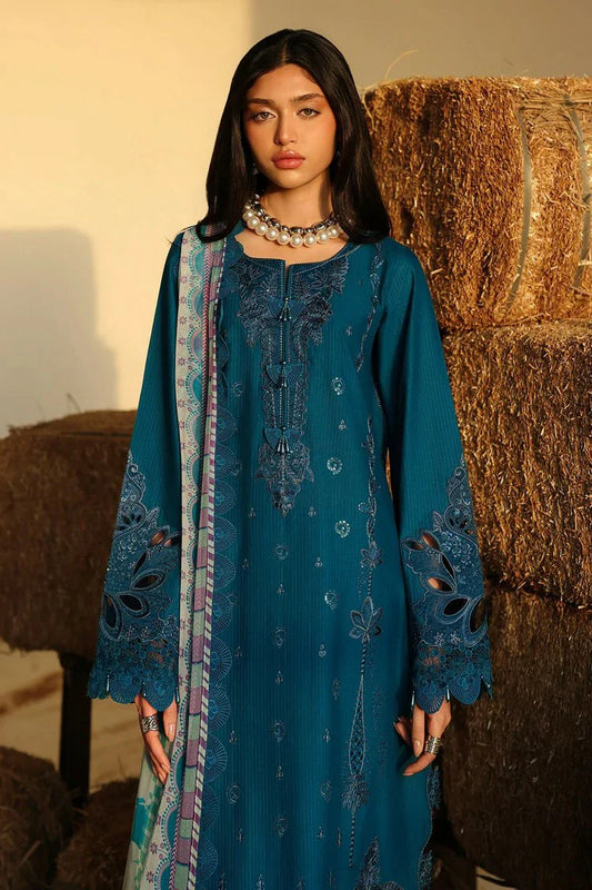 Picture of Nureh - Raha Embroidered Lawn Doria Collection Vol 2 - NE-247 - Unstitched - Available at Raja Sahib