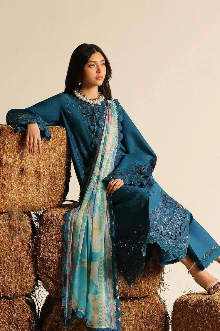 Picture of Nureh - Raha Embroidered Lawn Doria Collection Vol 2 - NE-247 - Unstitched - Available at Raja Sahib