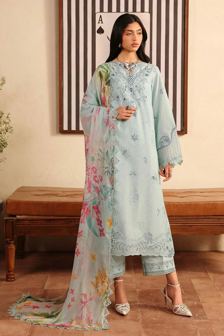 Picture of Nureh - Raha Embroidered Lawn Doria Collection Vol 2 - NE-250 - Unstitched - Available at Raja Sahib