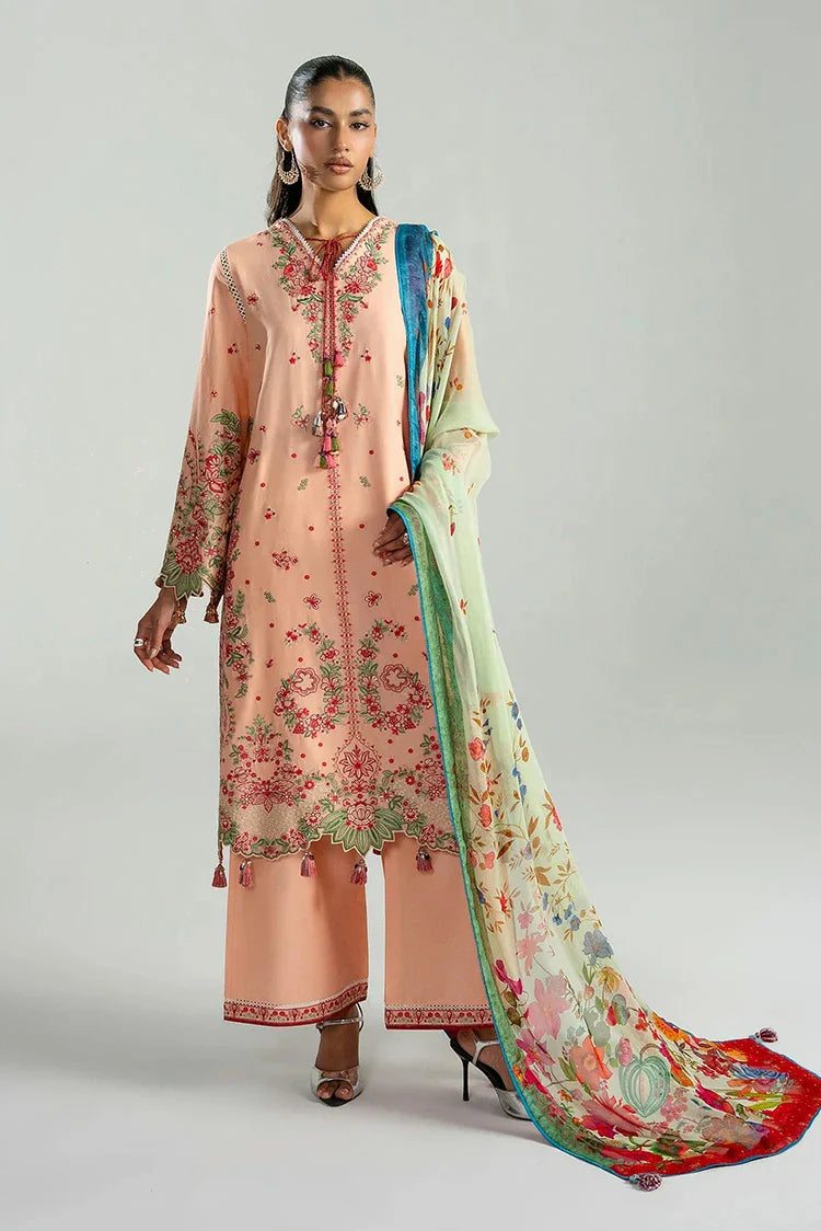 Picture of Hussain Rehar - Zan Spring Summer - D-102 Seftali - Unstitched - Available at Raja Sahib