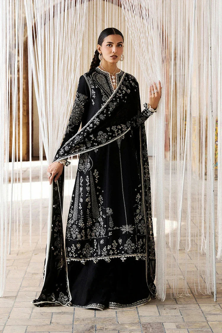 Picture of Hussain Rehar - Zan Spring Summer - D-108 Meshki - Unstitched - Available at Raja Sahib