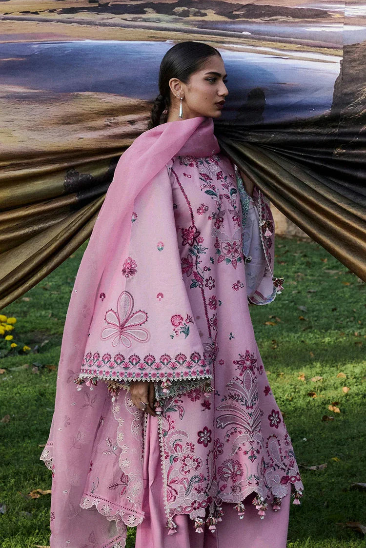 Picture of Hussain Rehar - Zan Spring Summer - D-112 Elfa - Unstitched - Available at Raja Sahib