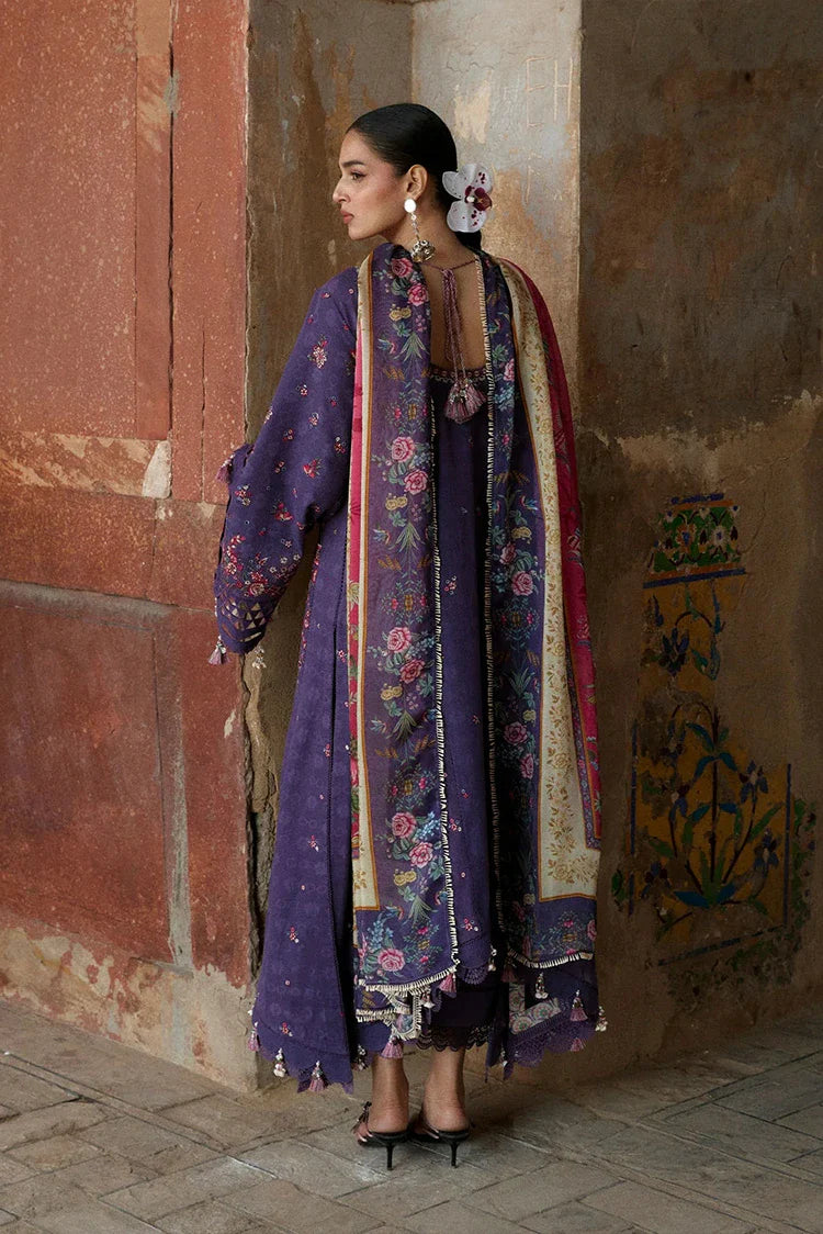 Picture of Hussain Rehar - Zan Spring Summer - D-96 Mor - Unstitched - Available at Raja Sahib