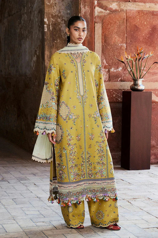 Picture of Hussain Rehar - Zan Spring Summer - D-97 Sari - Unstitched - Available at Raja Sahib