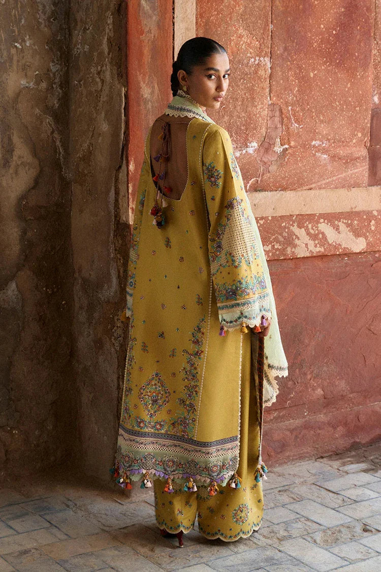 Picture of Hussain Rehar - Zan Spring Summer - D-97 Sari - Unstitched - Available at Raja Sahib