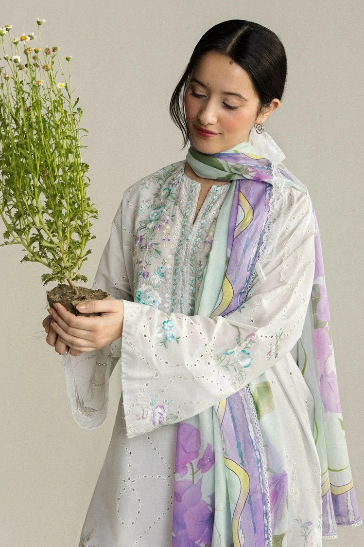 Picture of Zara Shahjahan - Coco Lawn Edit II - LUNE-2A - Unstitched - Available at Raja Sahib