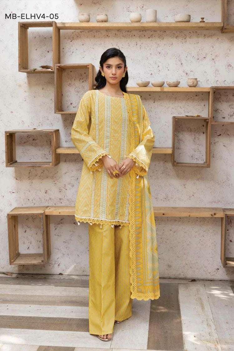 Picture of Maria B - Elaheh M Basics Vol 4 - MB-ELHV4-05 - Unstitched - Available at Raja Sahib