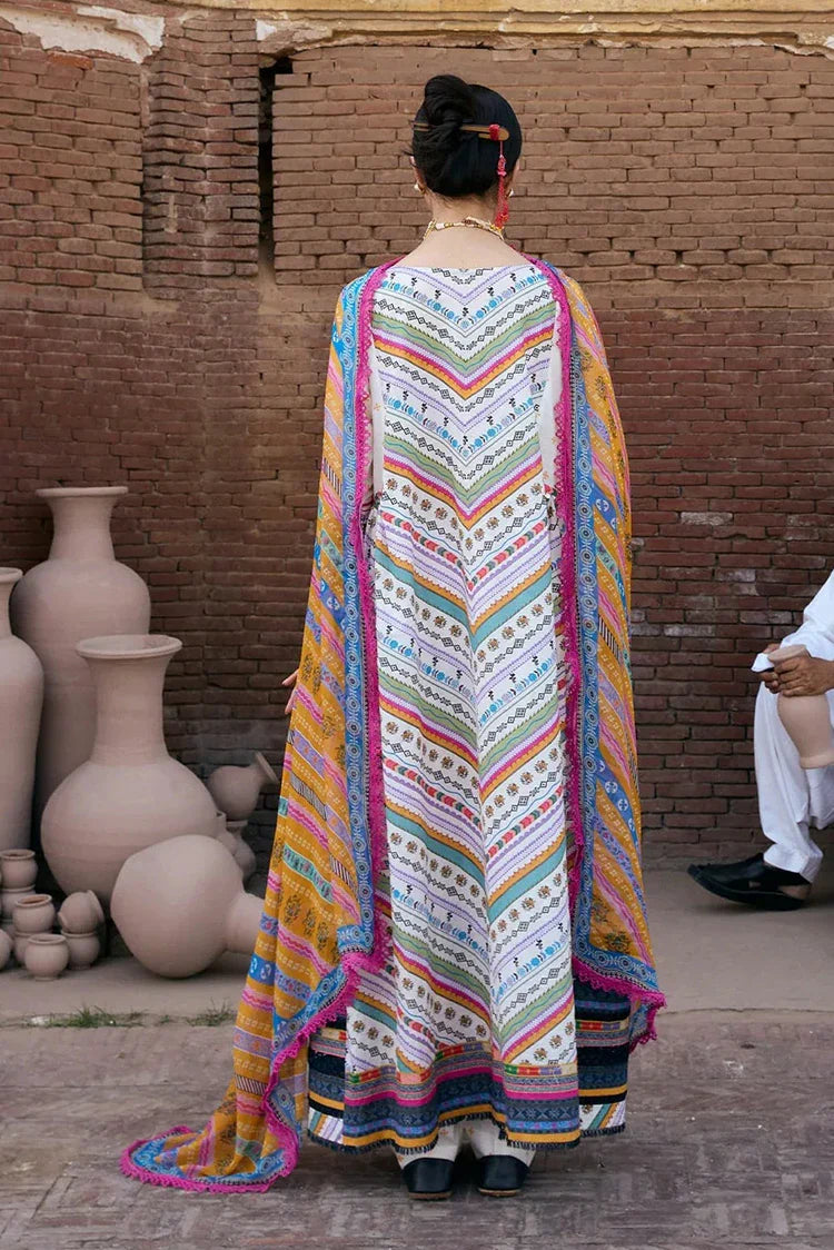 Picture of Kahf - Aangan Printed Chiffon Collection - KPS-2A YASMEEN - Unstitched - Available at Raja Sahib