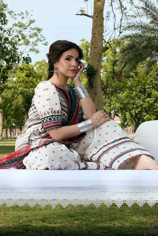 Picture of Kahf - Aangan Printed Chiffon Collection - KPS-2B MEHRUBA - Unstitched - Available at Raja Sahib