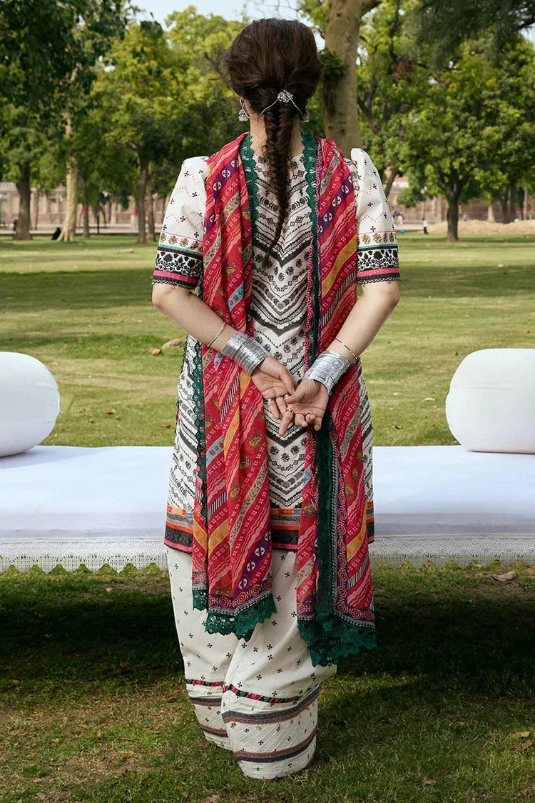 Picture of Kahf - Aangan Printed Chiffon Collection - KPS-2B MEHRUBA - Unstitched - Available at Raja Sahib