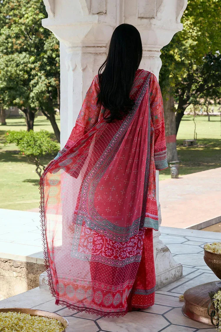 Picture of Kahf - Aangan Printed Chiffon Collection - KPS-3A TABEER - Unstitched - Available at Raja Sahib