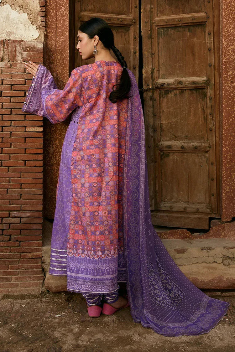 Picture of Kahf - Aangan Printed Chiffon Collection - KPS-3B ZARMEENA - Unstitched - Available at Raja Sahib