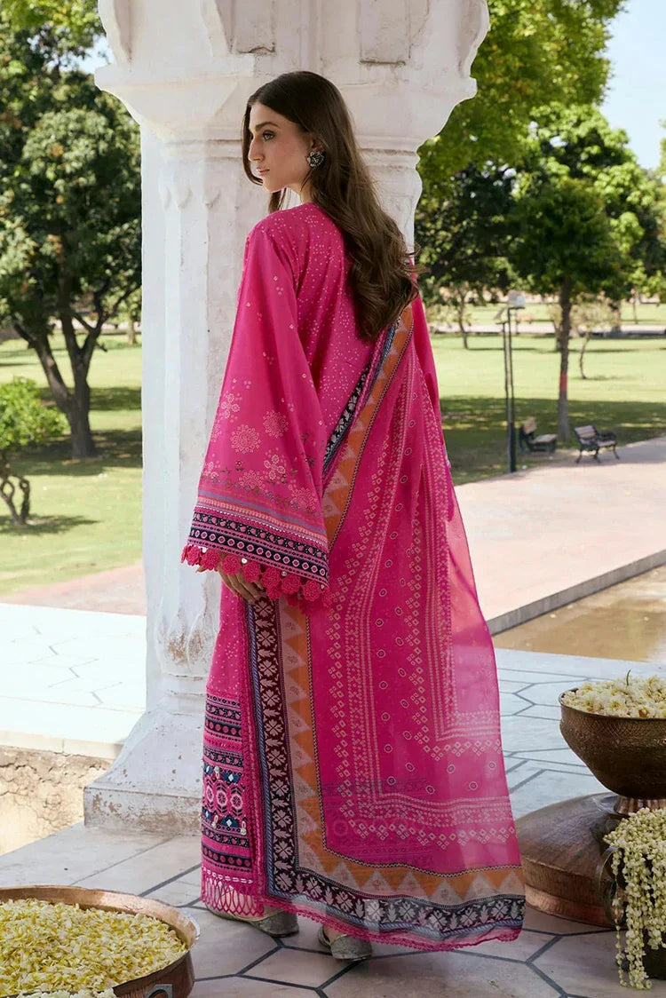 Picture of Kahf - Aangan Printed Chiffon Collection - KPS-4B GULNAR - Unstitched - Available at Raja Sahib