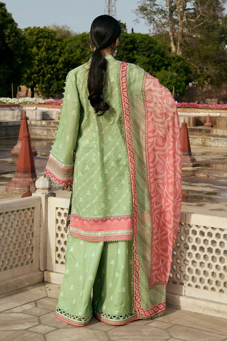 Picture of Kahf - Aangan Printed Chiffon Collection - KPS-6B GUL-BAHAR - Unstitched - Available at Raja Sahib