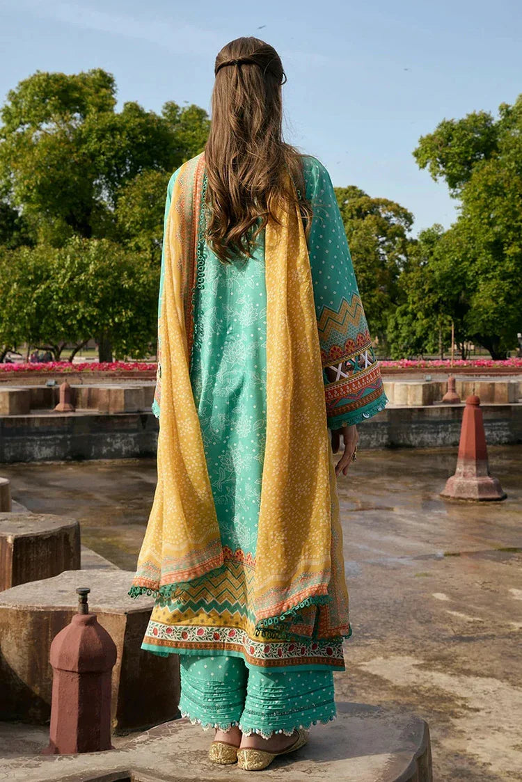 Picture of Kahf - Aangan Printed Chiffon Collection - KPS-7A NAZISH - Unstitched - Available at Raja Sahib