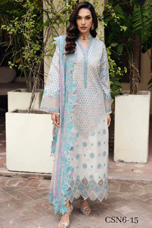 Picture of Charizma - Sunshine Embroidered Lawn Collection Vol 2 - CSN6-15 - Unstitched - Available at Raja Sahib