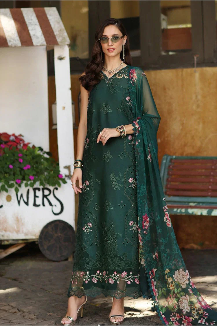 Picture of Noor by Saadia Asad - Noor Luxury Eid Schiffli Laserkari - Design 11 - Unstitched - Available at Raja Sahib