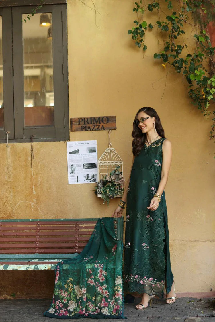 Picture of Noor by Saadia Asad - Noor Luxury Eid Schiffli Laserkari - Design 11 - Unstitched - Available at Raja Sahib