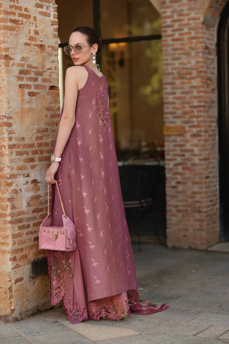 Picture of Noor by Saadia Asad - Noor Luxury Eid Schiffli Laserkari - Design 01 - Unstitched - Available at Raja Sahib