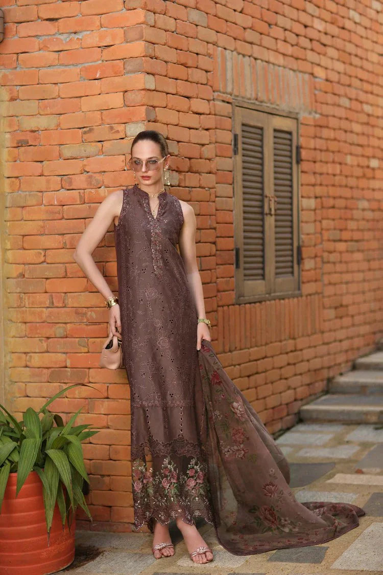 Picture of Noor by Saadia Asad - Noor Luxury Eid Schiffli Laserkari - Design 03 - Unstitched - Available at Raja Sahib