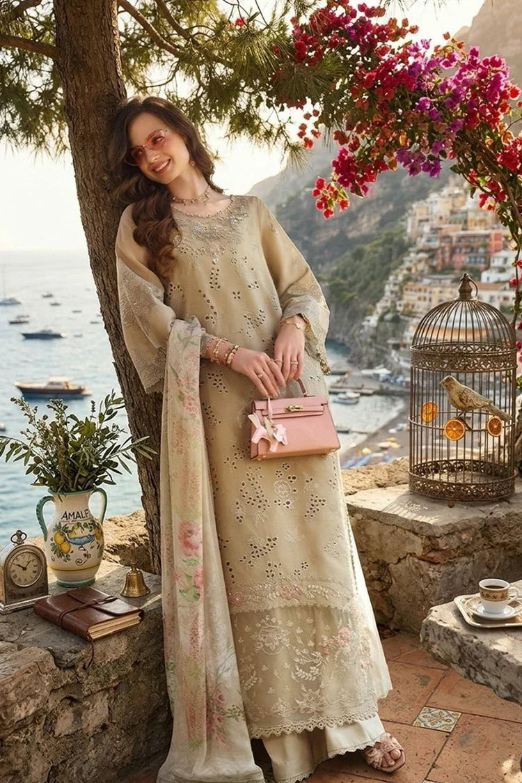 Picture of Noor by Saadia Asad - Noor Luxury Eid Schiffli Laserkari - Design 07 - Unstitched - Available at Raja Sahib