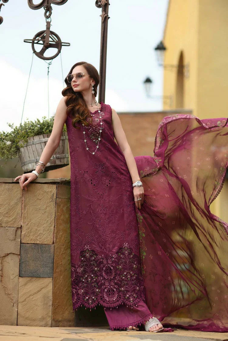 Picture of Noor by Saadia Asad - Noor Luxury Eid Schiffli Laserkari - Design 08 - Unstitched - Available at Raja Sahib