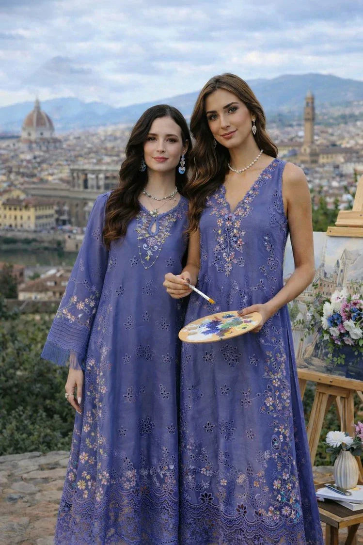 Picture of Noor by Saadia Asad - Noor Luxury Eid Schiffli Laserkari - Design 09 - Unstitched - Available at Raja Sahib