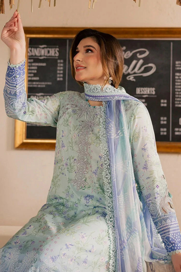 Picture of Nureh - Gardenia Embroidered and Printed Lawn Collection Vol 2 - NSG-215 - Unstitched - Available at Raja Sahib