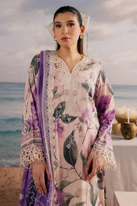 Picture of Nureh - Gardenia Embroidered and Printed Lawn Collection Vol 2 - NSG-216 - Unstitched - Available at Raja Sahib