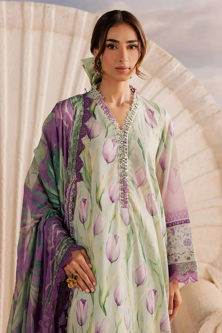 Picture of Nureh - Gardenia Embroidered and Printed Lawn Collection Vol 2 - NSG-218 - Unstitched - Available at Raja Sahib