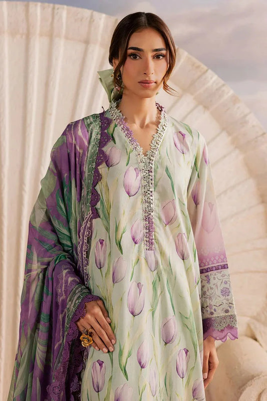 Picture of Nureh - Gardenia Embroidered and Printed Lawn Collection Vol 2 - NSG-218 - Unstitched - Available at Raja Sahib
