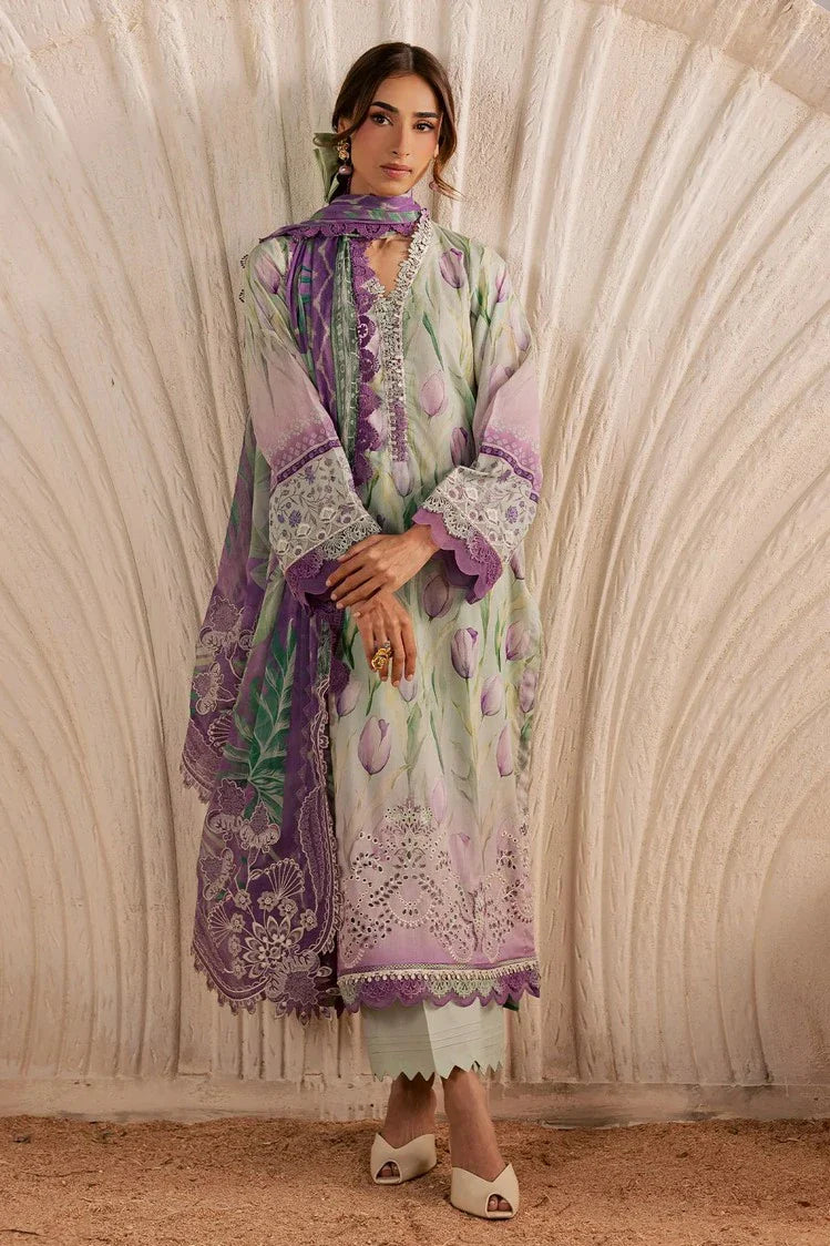 Picture of Nureh - Gardenia Embroidered and Printed Lawn Collection Vol 2 - NSG-218 - Unstitched - Available at Raja Sahib