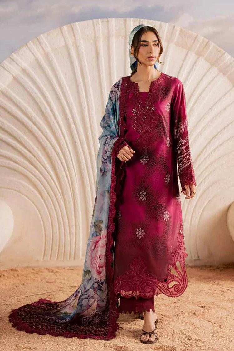 Picture of Nureh - Gardenia Embroidered and Printed Lawn Collection Vol 2 - NSG-219 - Unstitched - Available at Raja Sahib