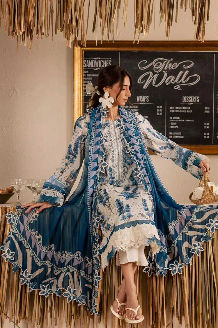 Picture of Nureh - Gardenia Embroidered and Printed Lawn Collection Vol 2 - NSG-220 - Unstitched - Available at Raja Sahib