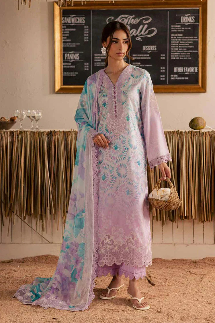 Picture of Nureh - Gardenia Embroidered and Printed Lawn Collection Vol 2 - NSG-222 - Unstitched - Available at Raja Sahib