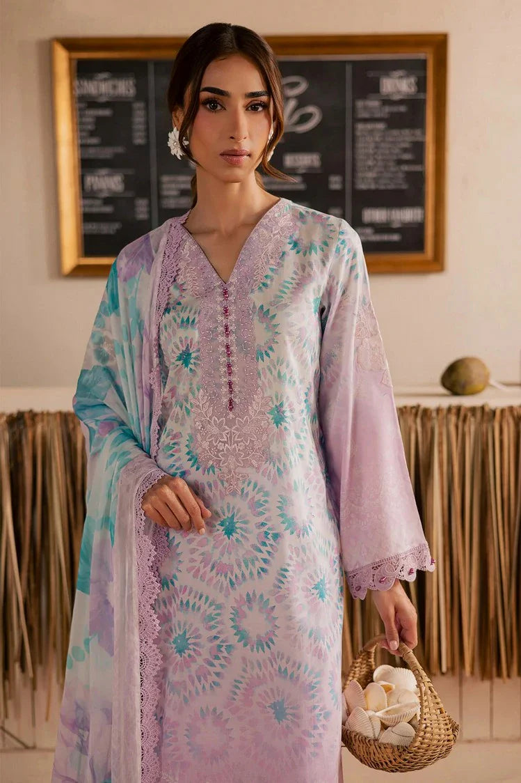 Picture of Nureh - Gardenia Embroidered and Printed Lawn Collection Vol 2 - NSG-222 - Unstitched - Available at Raja Sahib