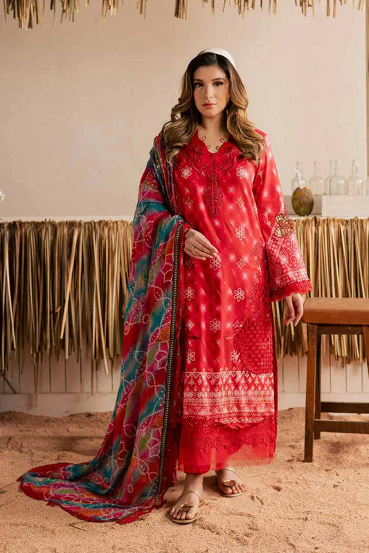 Nureh - Gardenia Embroidered and Printed Lawn Collection Vol 2 - NSG-223 - Unstitched
