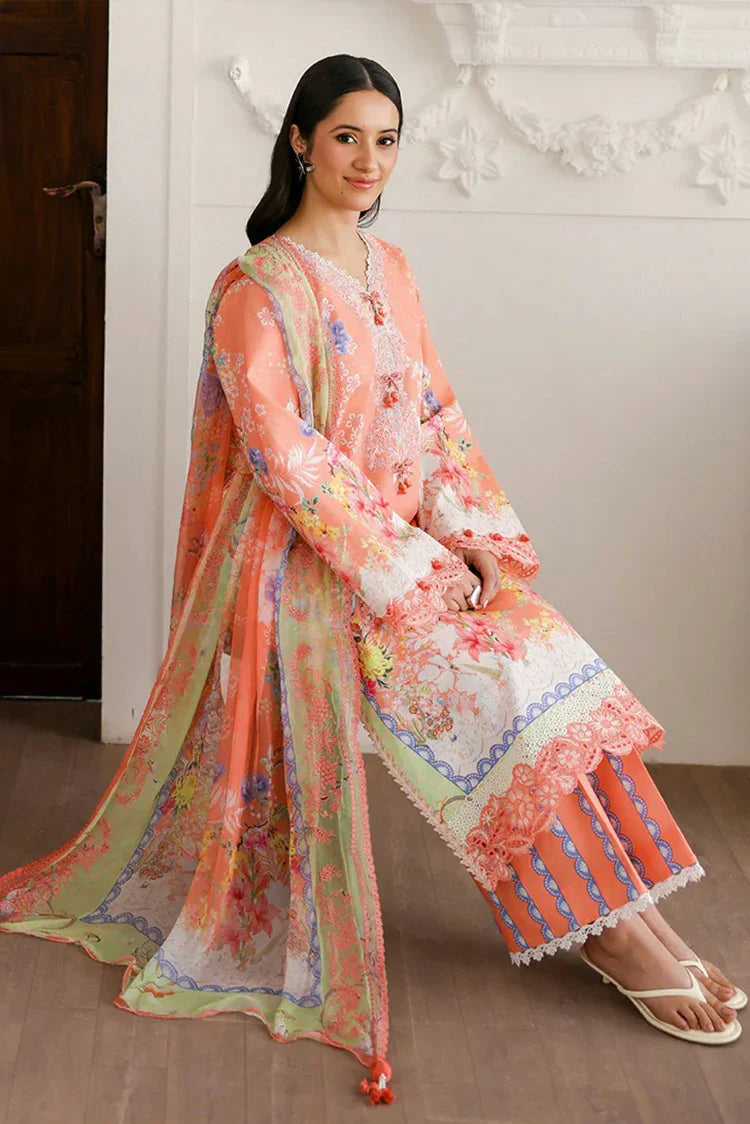 Picture of Roheenaz - Sunlit Tales Embroidered Edit - 10-Blush tale - Unstitched - Available at Raja Sahib