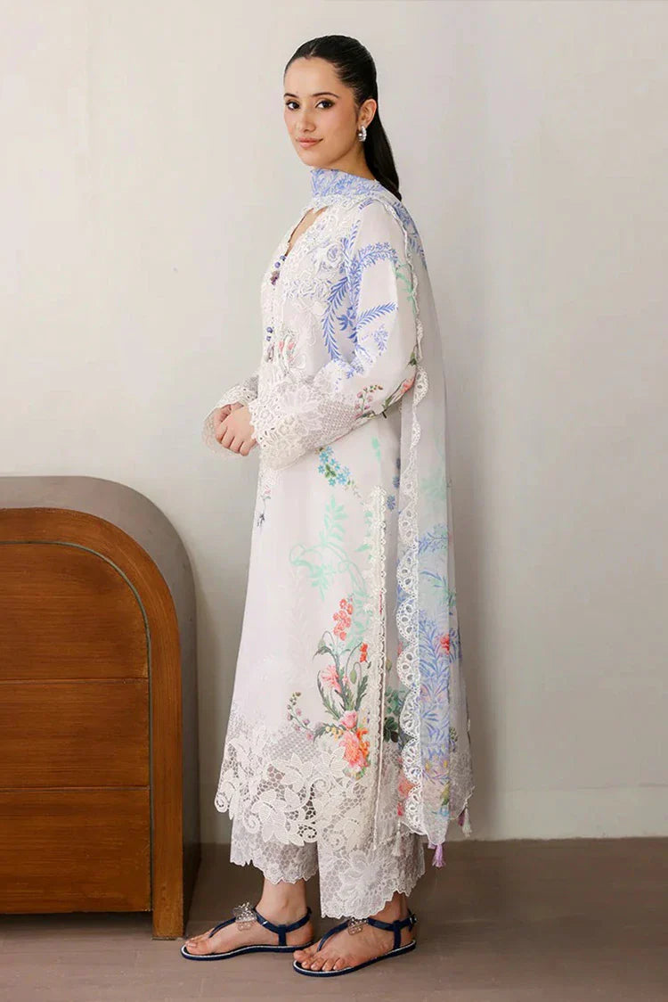 Picture of Roheenaz - Sunlit Tales Embroidered Edit - 12-Ivory Gleam - Unstitched - Available at Raja Sahib