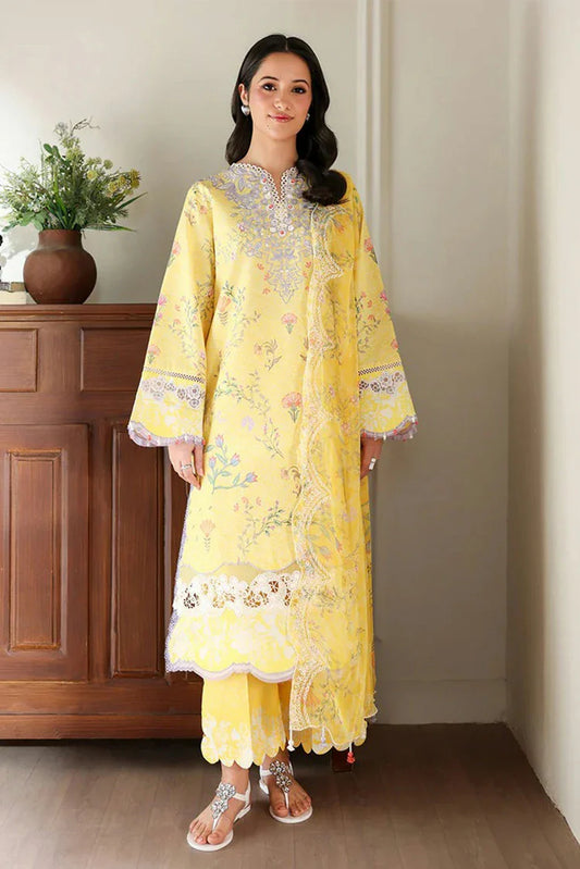 Picture of Roheenaz - Sunlit Tales Embroidered Edit - 01-Honey Haze - Unstitched - Available at Raja Sahib