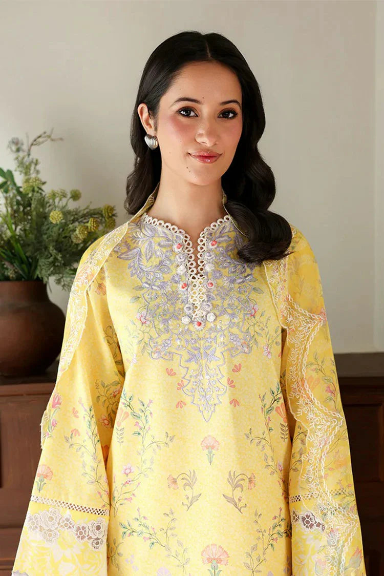 Picture of Roheenaz - Sunlit Tales Embroidered Edit - 01-Honey Haze - Unstitched - Available at Raja Sahib