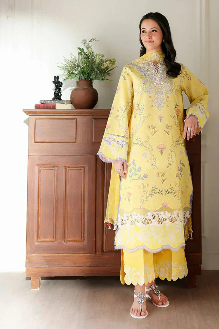 Picture of Roheenaz - Sunlit Tales Embroidered Edit - 01-Honey Haze - Unstitched - Available at Raja Sahib