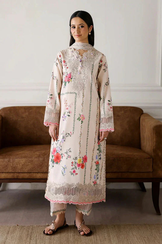 Picture of Roheenaz - Sunlit Tales Embroidered Edit - 02-Sunflare Petal - Unstitched - Available at Raja Sahib