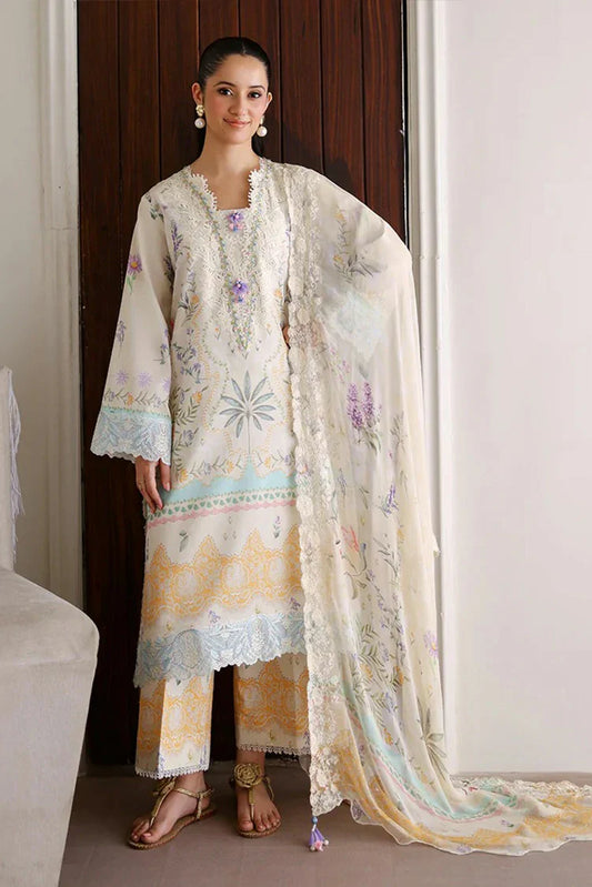 Picture of Roheenaz - Sunlit Tales Embroidered Edit - 07-Glowleaf - Unstitched - Available at Raja Sahib