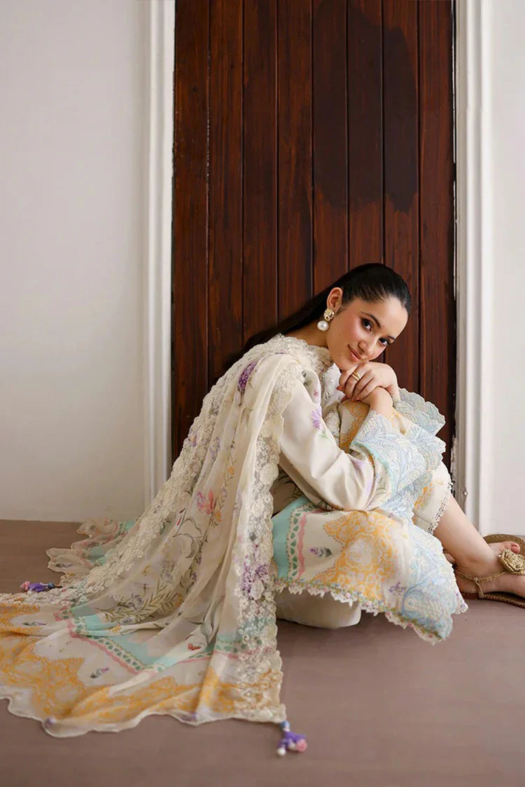 Picture of Roheenaz - Sunlit Tales Embroidered Edit - 07-Glowleaf - Unstitched - Available at Raja Sahib