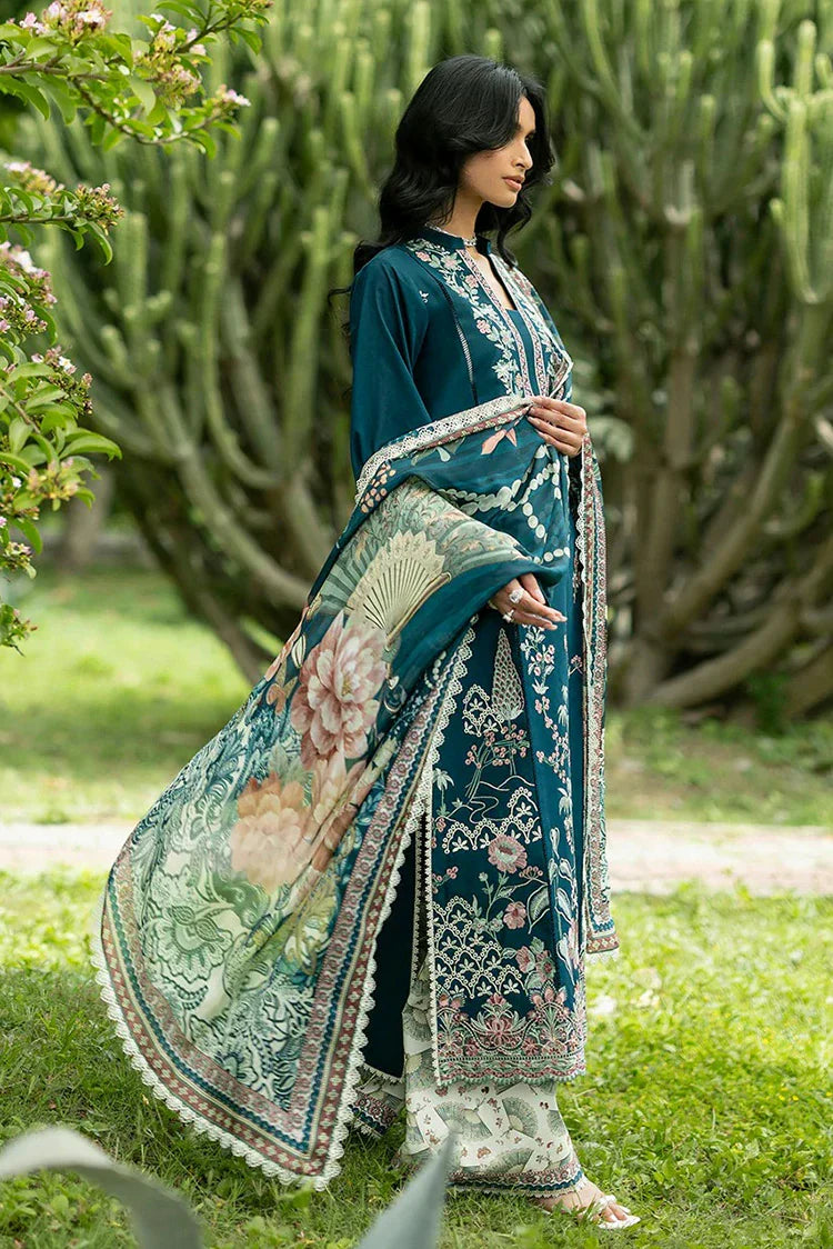 Picture of Zainab Chottani - ZC Luxe Lawn - Faye-01 - Unstitched - Available at Raja Sahib